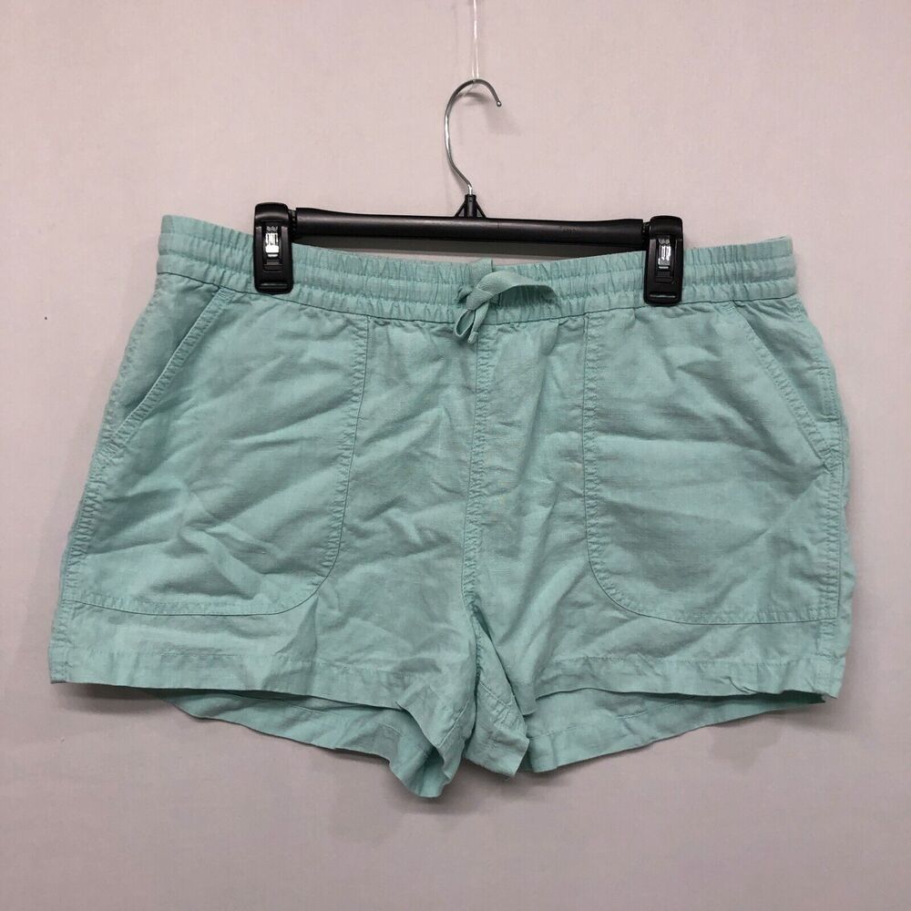 J Crew Women Chino Linen Blend Shorts Size Large M194 -4